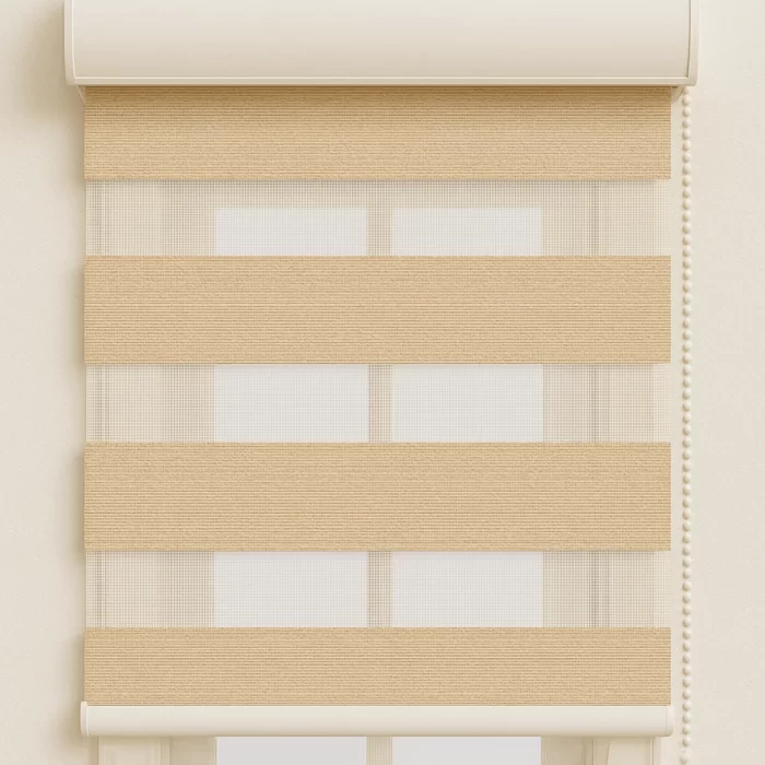 Customized Zebra Shades - Simplicity - Natural